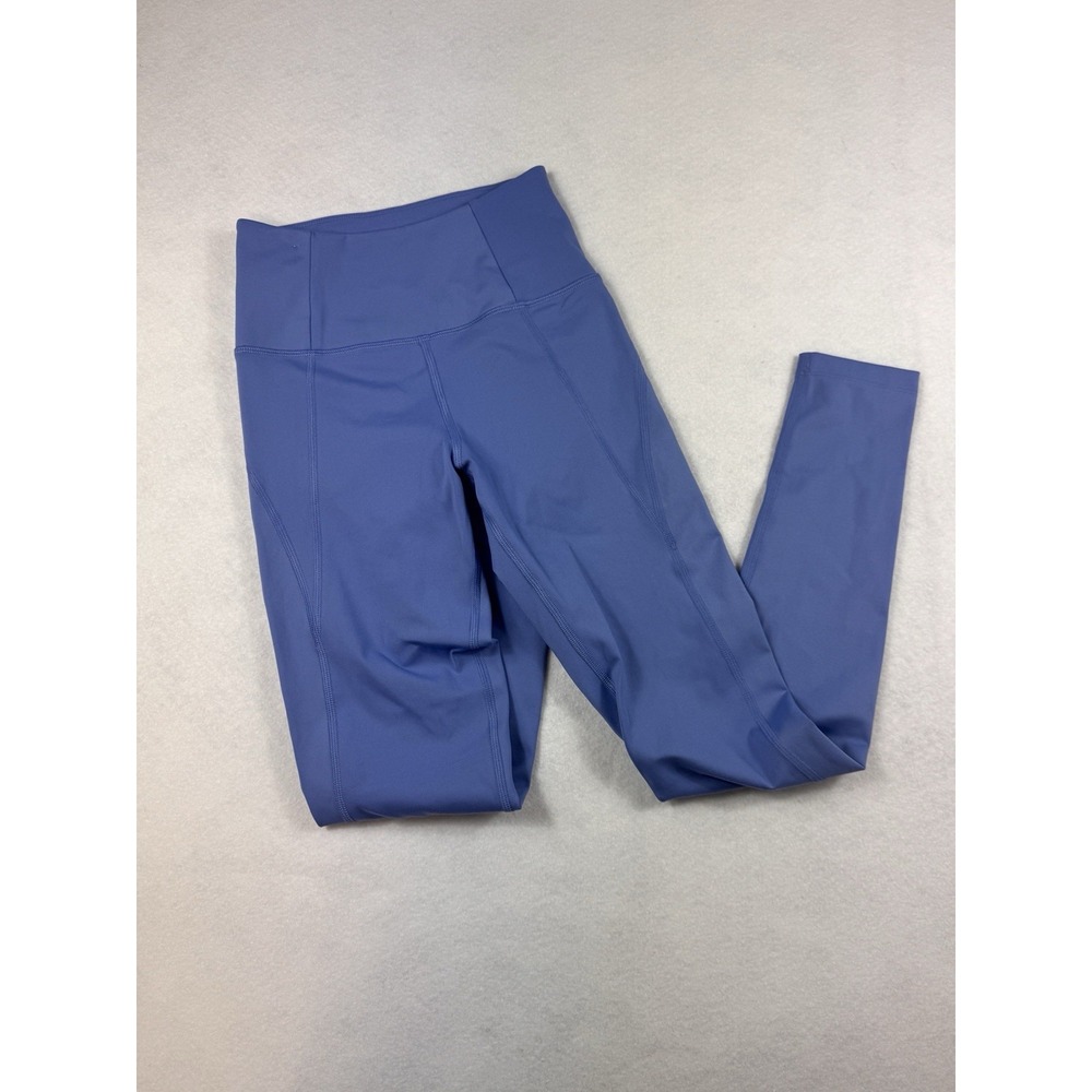 Girlfriend Collective Compressive Leggings Womens XS Blue High Rise Activewear
